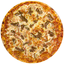 Pizza poulet fumé